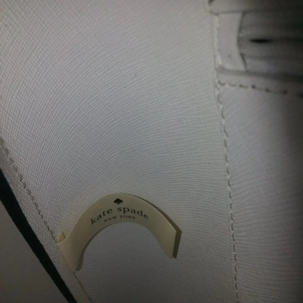 KATE SPADE-Cape Drive-LYNNIE Saffiano Leather Bag Black-NEW WITH TAGS-AUTHENTIC - Picture 7 of 9